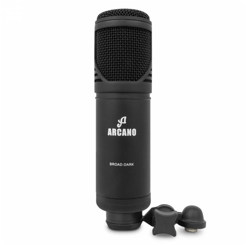 Microfone Dinâmico para Estúdio Arcano BROAD-DARK C/ Maleta