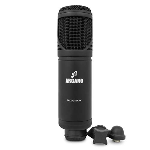 Microfone Dinâmico para Estúdio Arcano BROAD-DARK C/maleta