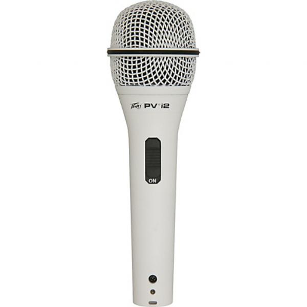 Microfone Dinâmico Peavey PVI 2W XLR Branco