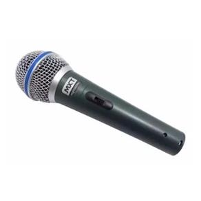 Microfone Dinâmico Pro com Capa e Cabo 4,5m Btm58a Mxt