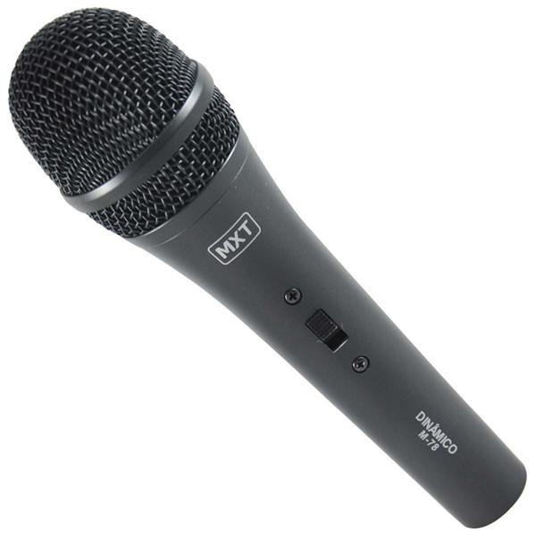 Microfone Dinâmico Profissional com Fio M-78 Mxt