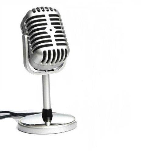 Microfone Dinâmico Profissional com Fio P2