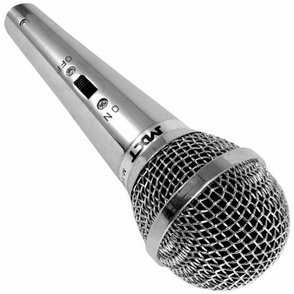 Microfone Dinâmico Profissional Metal Cabo 4,5m Bt-58a Mxt
