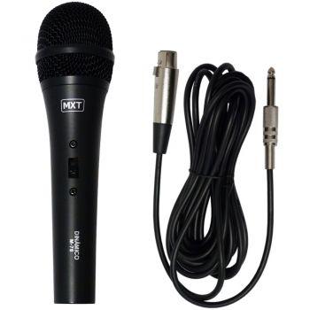 Microfone Dinamico Profissional MXT M-78 + Cabo 3 Metros