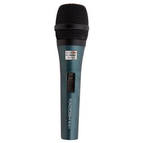 Microfone Dinâmico Unidirecional Kadosh K-3.1 com Fio