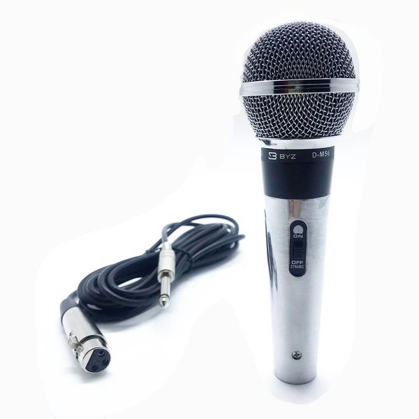 Microfone Dinâmico Wireless D-m56 Unidirecional - Byz