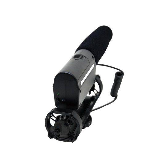 Microfone Direcional Condensador Greika GK-SM10 para Câmeras DSLR