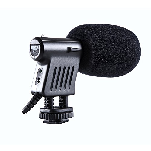 Microfone Direcional Condensador Pequeno Boya BY-VM01