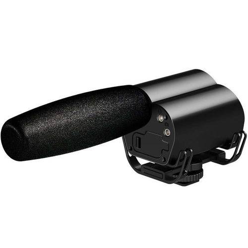 Microfone Direcional Condensador Saramonic Vmic Recorder para Câmera DSLR