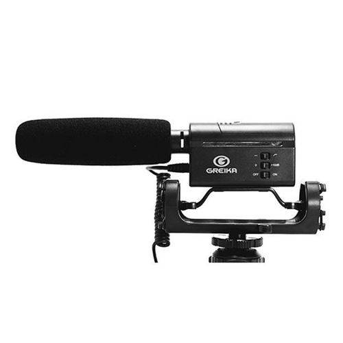 Microfone Direcional Greika Gk-sm10 Videos em Câmera