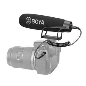 Microfone Direcional para Câmera e Celular Profissional Boya - BY-BM2021