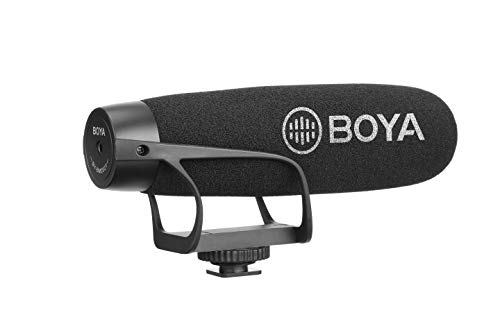 Microfone Direcional para Câmera e Celular Profissional Boya - BY-BM2021