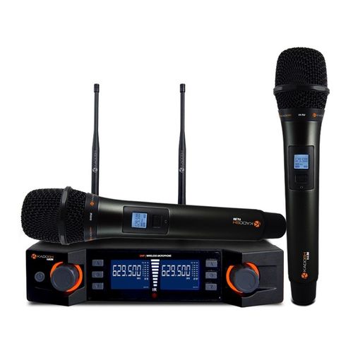 Microfone Duplo Sem Fio Kadosh K-492m Uhf Digital