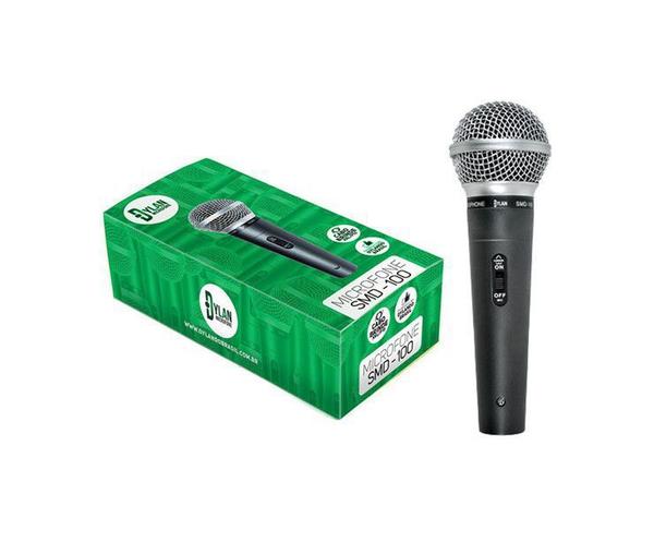 Microfone Dylan Smd100 Chave C/cabo Xlr P10
