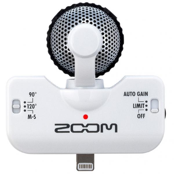 Microfone Estéreo Profissional 44.1Khz 16Bit Iq5 Black Zoom