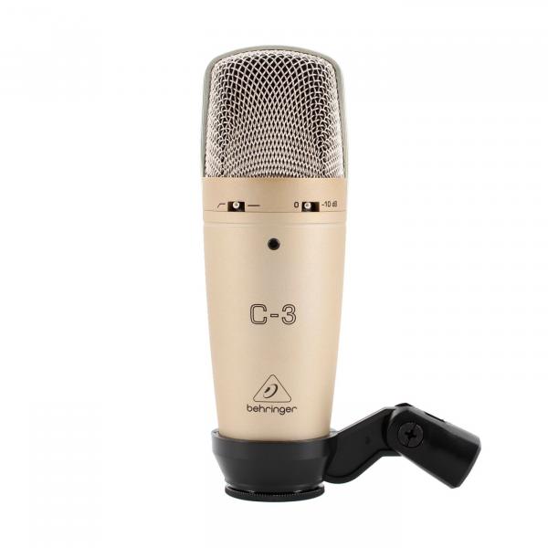 Microfone Estudio Condensador de Diafragma Duplo C-3 - BEHRINGER