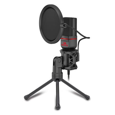 Microfone Estúdio Profissional Redragon Seyfert GM100 - Kit