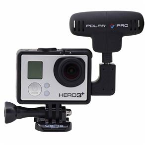 Microfone Externo Polar Pro PMIC-234 + Adaptador para Câmeras GoPro