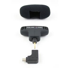 Microfone Externo Promic + Adaptador para Câmera Gopro