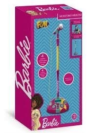 Microfone Fabuloso Barbie com Função Mp3 Player Fun - F0004-4