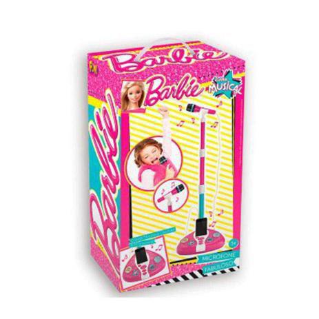 Microfone Fabuloso Barbie com Funçao Mp3 Player Fun