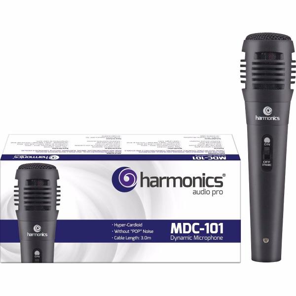 Microfone Harmonics MDC-101 com Cabo de Metros