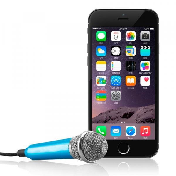 Microfone Headset para Smartphone com Suporte de Mesa Knup