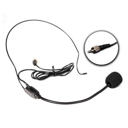 Microfone Headset Slim S2-1 Auriculado P2 com Trava (Preto)