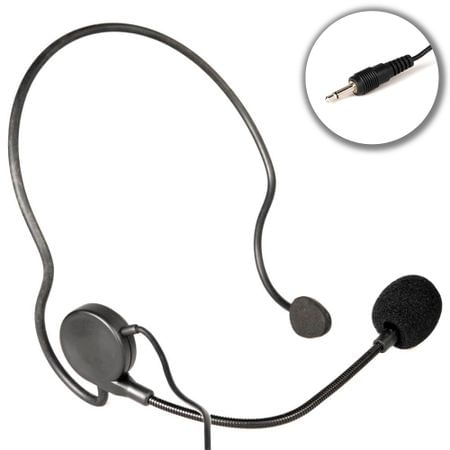 Microfone Headset Slim S1-4 Auriculado P2 (Preto)