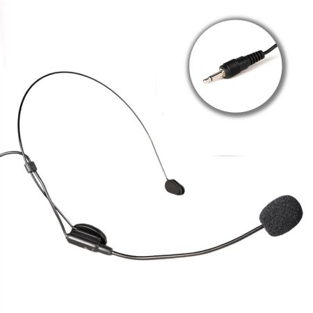 Microfone Headset Slim S1-3 Auriculado P2 (Preto)