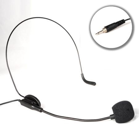 Microfone Headset Slim S4-4 Auriculado P2 Rosca (Preto)