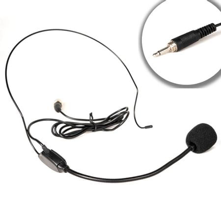Microfone Headset Slim S4-2 Auriculado P2 Rosca (Preto)