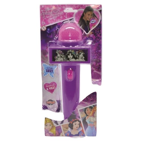 Microfone Infantil com Luz Princesas Disney Toyng