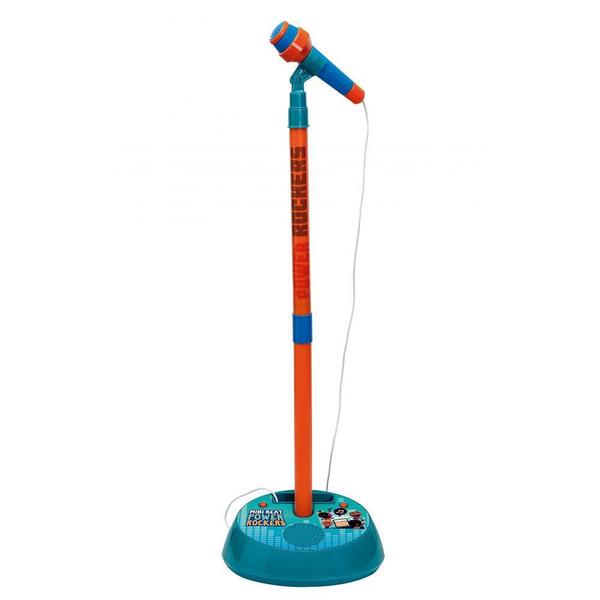 Microfone Infantil com Pedestal - Power Rockers - Fun - Barão Distribuidor