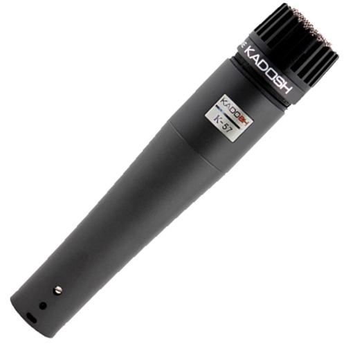 Microfone K-57 Dinamico Profissional para Amplificadores ou Vocal com Bag e Cachimbo - Kadosh
