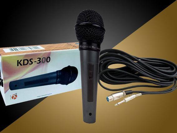 Microfone Kadosh Dinâmico Kds-300 C/cabo 5m