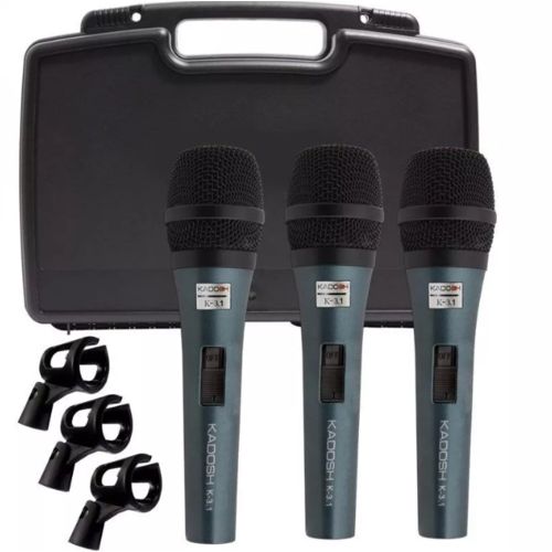 Microfone Kadosh K3.1 Kit com 3 Peças