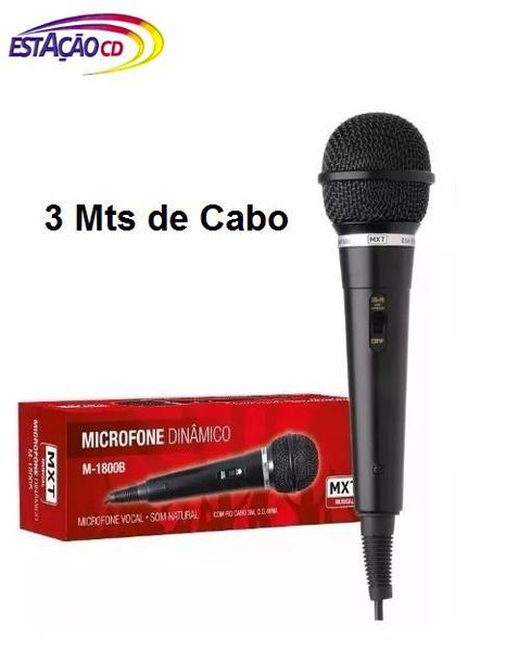 Microfone Karaoke com Fio Mxt - Mod M1800B