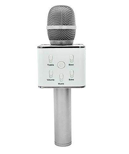 Microfone Karaokê Show Bluetooth - Toyng (PRATA)