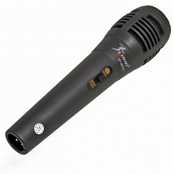Microfone KP-M0001 Preto Knup - Knup Importacao