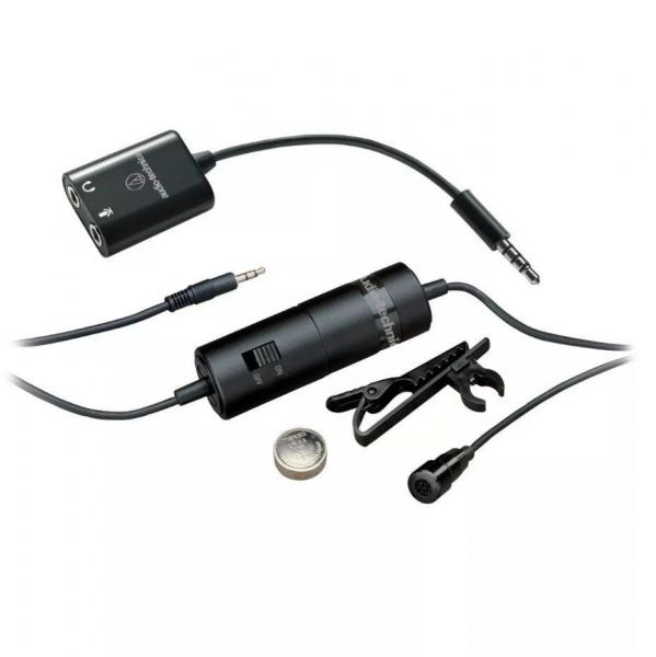 Microfone Lapela Audio Technica Atr3350is Omnidirecional - Audio-technica