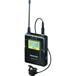 Microfone Lapela Sem Fio UHF Saramonic UwMic10 com Receptor e Transmissor (RX10+TX10)