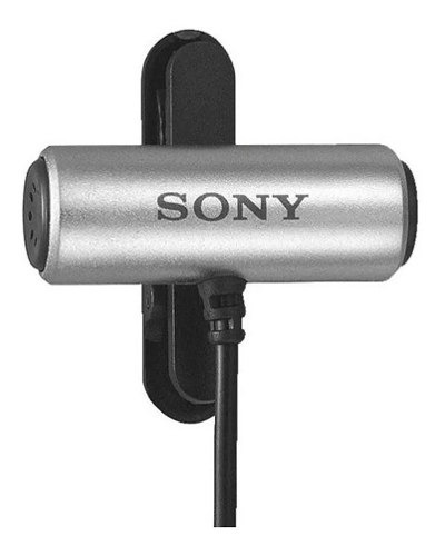 Microfone Lapela Sony Ecm-cs3 Original Entrevista Gravador