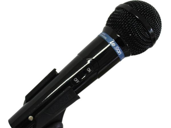 Microfone Le Son Mc-200 Dinamico Cardióide Profissional Preto Brilhante - Leson