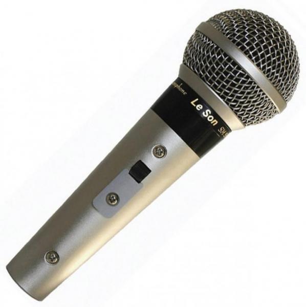 Microfone Le Son Profissional com Fio Cardióide SM58 P4