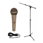 Microfone Leson Ls58 + Pedestal para Microfone Rmv Psu0135 - ls 58 e psu 0135
