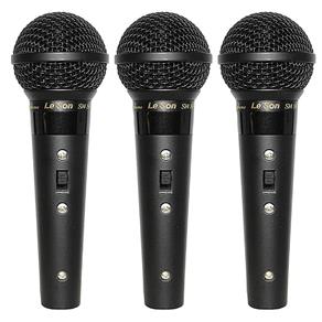 3 Microfone Leson Sm58 B Preto Fosco