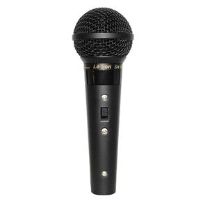Microfone Leson Sm58 B Vocal Profissional Preto Fosco