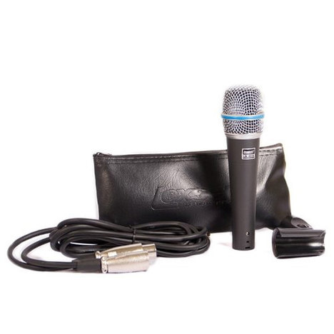 Microfone Lexsen Dinâmico Supercardióide Lm-B57a - Ac1563