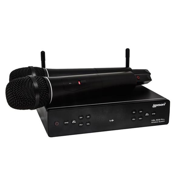 Microfone Lexsen UHF Multi-freq. 2 Bastoes - XSL 502 PLL
